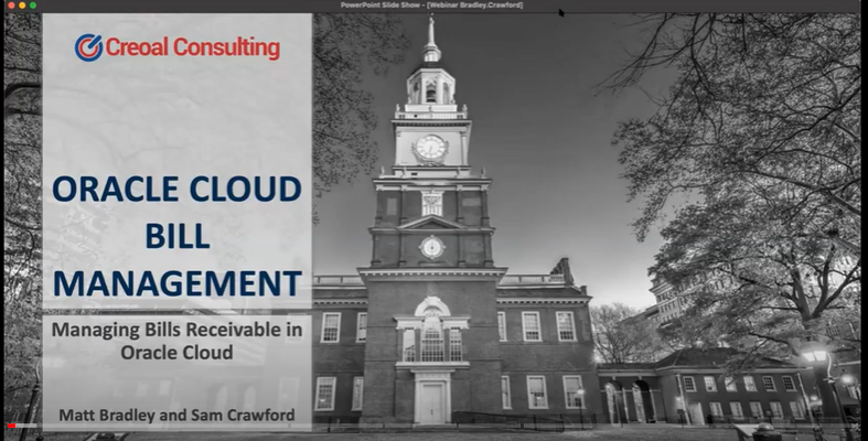 Oracle Cloud Bill Management